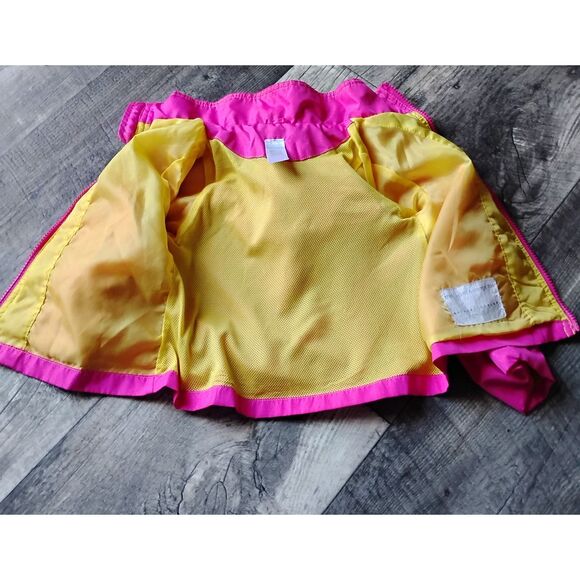 Carter's Girls Size 24 Months Bright Pink Hooded Windbreaker - Picture 3 of 8